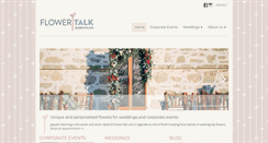 Desktop Screenshot of flowertalk.net.au